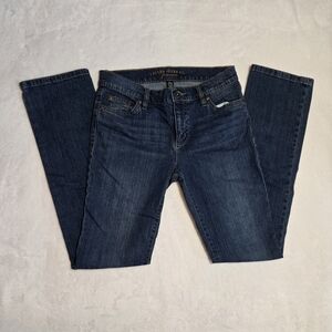 Vintage Ralph Lauren Classic Blue Straight Leg Mid-rise Jeans Timeless Design